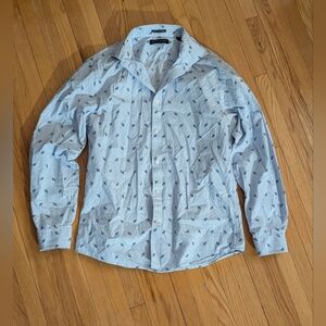 Tommy Hilfiger Sky Blue Patterned Shirt